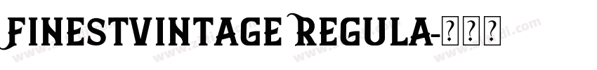 FinestVintage Regula字体转换